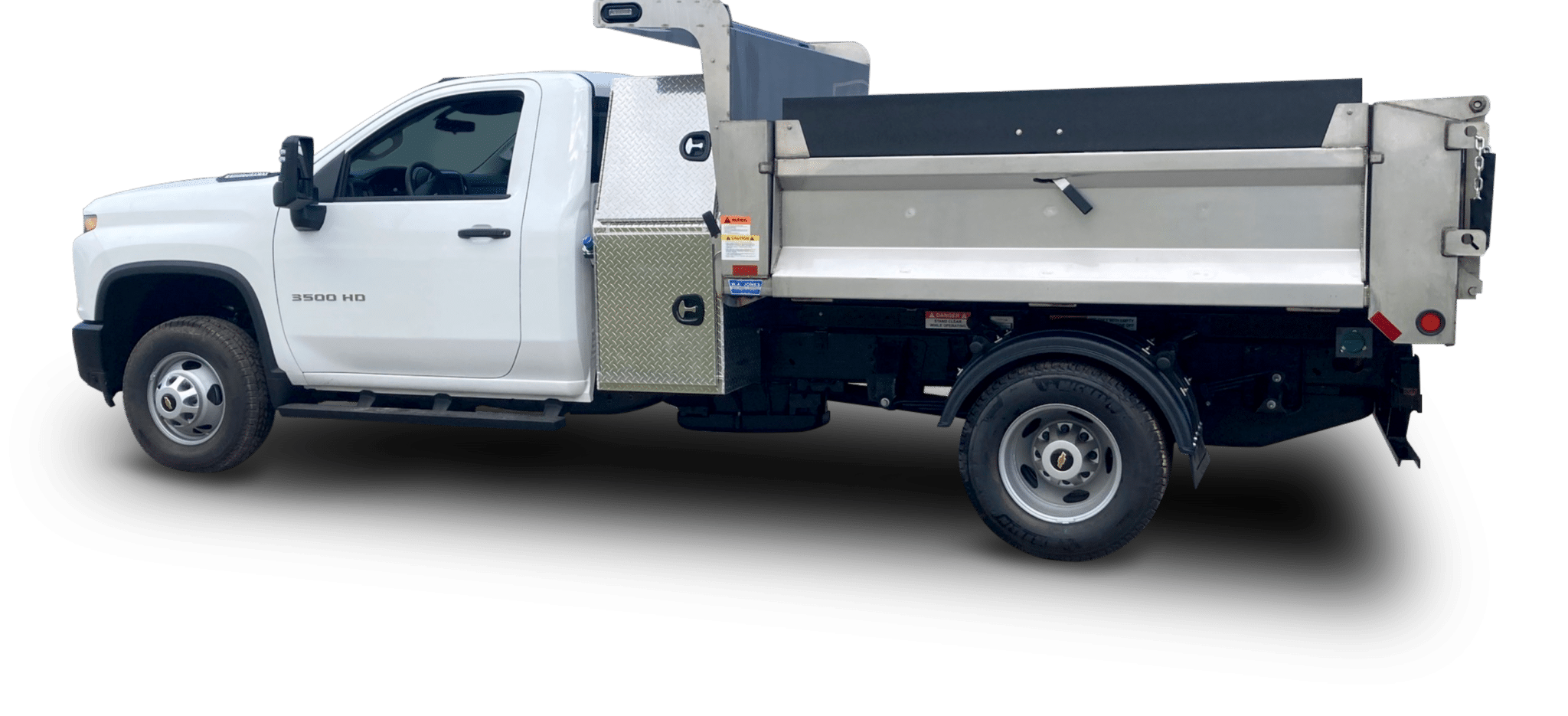 Stainless steel dump bed for truck